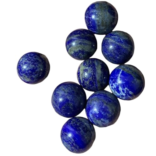 20 mm natürliche Lapislazuli-Kristallkugel – polierte Edelsteinkugel für Heimdekoration, Mineralsammlung, Bastelarbeiten, einzigartiges Geschenk, 10 Stück 20 mm natürliche Lapislazuli-Kristallkugel – polierte Edelsteinkugel für Heimdekoration, Mineralsammlung, Bastelarbeiten, einzigartiges Geschenk, 10 Stück von DEJIN