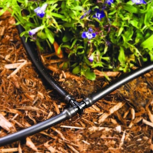 DEJIN 10 M/20 M/50 M Gartenbewässerungsschlauch, 4/7 mm Weicher Bewässerungsschlauch, Verbindungsrohr for Mikro-Tropfsystem, Landwirtschafts-Rasenbewässerungsschlauch(20m) von DEJIN