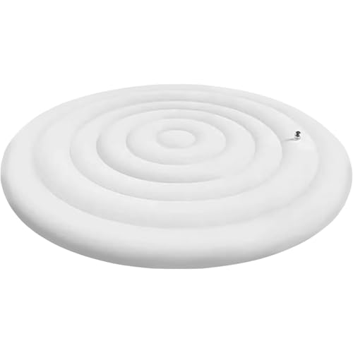 DEJIN Aufblasbare Spa-Abdeckung Aus PVC, Runde Whirlpool-Abdeckung, Aufblasbare Whirlpool-Abdeckung, Faltbare Wärmedämmung for Spa, Aufblasbares Rundes Spa Im Freien(130cm) von DEJIN