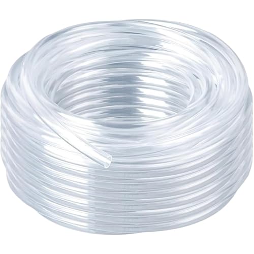 PVC Transparenter Kapillarschlauch, Aquarium Luftschlauch - Flexibler Knickbeständiger für Garten, Terrarium, Teich(5m,OD 2.5mm ID 4.5mm) von DEJIN