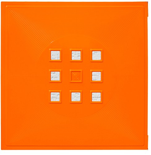 DEKAFORM Designer Regaltür als Fach-Einsatz, Regalsysteme mit Mass ca. 33,6cm x 33,6cm, Tür selber einbauen mit Anleitung für IKEA Regal Expedit Kallax Nornäs - Würfel Flexi - XXXL Lutz (Orange) von DEKAFORM