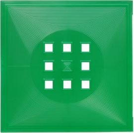 DEKAFORM Designer Regaltür als Facheinsatz ca. 33,6cm x 33,6cm * Grün (transparent) von DEKAFORM