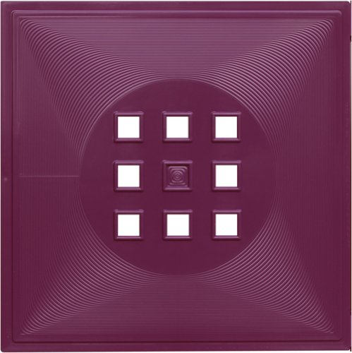 Dekaform Designer Regaltür als Fach-Einsatz, Regalsysteme mit Mass ca. 33,6cm x 33,6cm, Tür selber einbauen mit Anleitung für Ikea Regal Expedit Kallax Nornäs - Würfel Flexi - XXXL Lutz - Quelle Raumteiler - Sonderfarbe (Violett-Purpur) von DEKAFORM