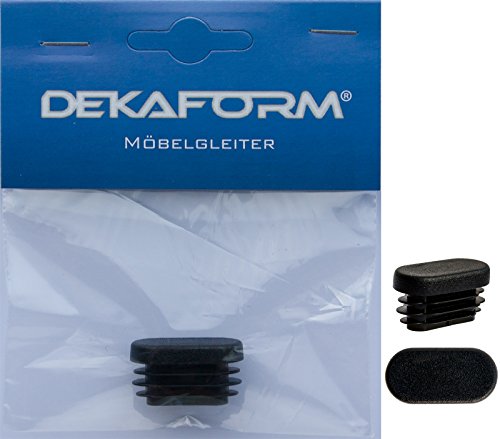 Endkappe Dekaform 101 - Stopfen/Möbelgleiter aus Kunststoff als Stuhlgleiter Tischgleiter Kunststoff Lamellen-Stopfen für Flach-Oval-Rohr*30x15x1,5-2 Endkappe Dekaform 101 - Stopfen/Möbelgleiter aus Kunststoff als Stuhlgleiter Tischgleiter Kunststoff Lamellen-Stopfen für Flach-Oval-Rohr*30x15x1,5-2 von DEKAFORM