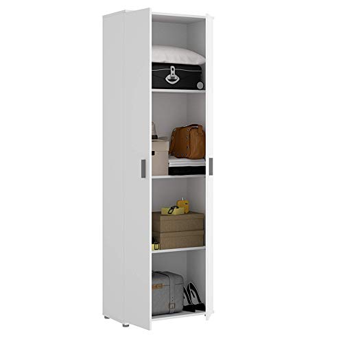 DEKIT GRUPO RIMOBEL FIT Mehrzweckschrank, 2 Türen, 3 Regalböden, 190 x 61 x 35 cm, Weiß von DEKIT GRUPO RIMOBEL