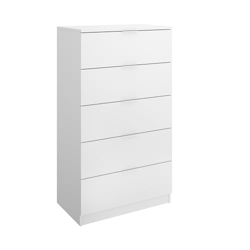 DEKIT GRUPO RIMOBEL LAGO XIFONIER, Melamin, weiß, 109.7 x 60.2 x 39 von DEKIT GRUPO RIMOBEL