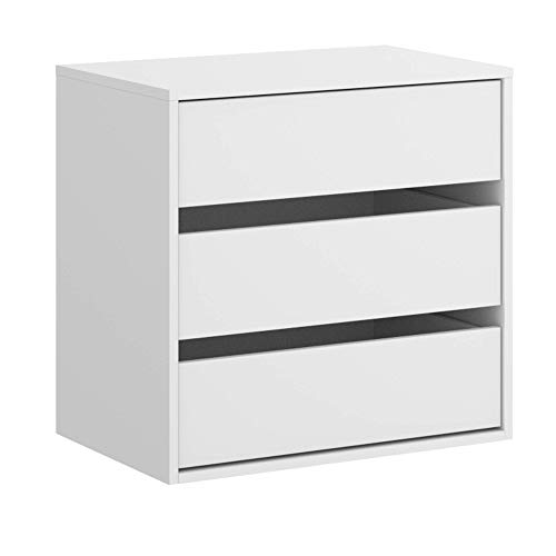 DEKIT GRUPO RIMOBEL Kommode für den Innenraum, Holzwerkstoff, weiß, 60x60x45cm von DEKIT GRUPO RIMOBEL