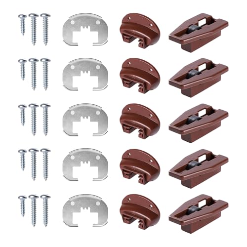 5pcs Dauerhafte Schubladen Folien Mit Metall Rücken Und Schraubenschubladen Gleisen Und Gleitungen Für Nachttischsysteme Reparieren Sie Teile Für Kommoden Nachttischschubladen von DEKKRYNFV