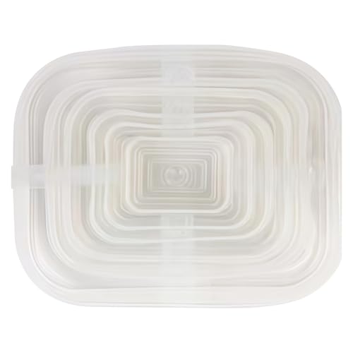 6 Pack Silicon Square Food Container Deckel Benutzerfreundlicher Versiegelung Dichtungsabdeckungen Cover Kitchen Lagerung Silikonabdeckungen Mikrowellen Sichere Lebensmittel 6 Pack Silicon Square Food Container Deckel Benutzerfreundlicher Versiegelung Dichtungsabdeckungen Cover Kitchen Lagerung Silikonabdeckungen Mikrowellen Sichere Lebensmittel von DEKKRYNFV