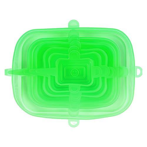 6 Pack Silicon Square Food Container Deckel Benutzerfreundlicher Versiegelung Dichtungsabdeckungen Cover Kitchen Lagerung Silikonabdeckungen Mikrowellen Sichere Lebensmittel 6 Pack Silicon Square Food Container Deckel Benutzerfreundlicher Versiegelung Dichtungsabdeckungen Cover Kitchen Lagerung Silikonabdeckungen Mikrowellen Sichere Lebensmittel von DEKKRYNFV