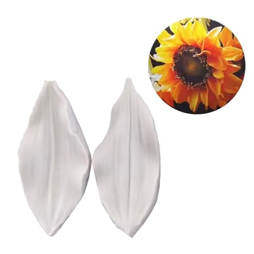 Blütenblätter Silikonseife Schimmel Kerzeform Einfach Demolding Schokoladenform Fondant Silikone Formen Flexible Form von DEKKRYNFV