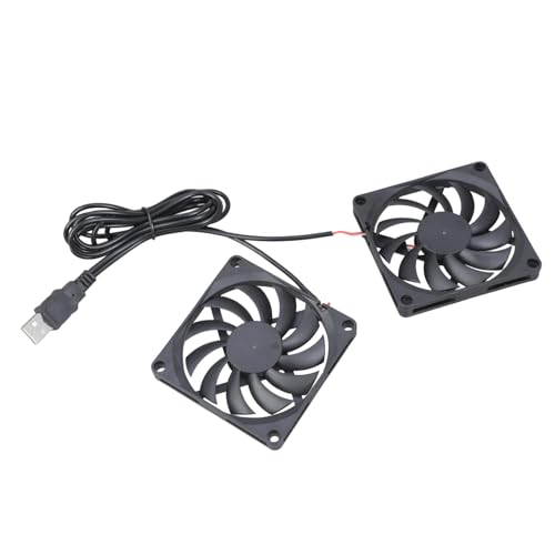 DEKKRYNFV 2pcs Hohe Luftströme 8010 Computerkoffer Lüfter 5VDC 0 21A Für Elektroniklüftungssysteme USB Kühlventilatoren Für Elektroniklüftung von DEKKRYNFV
