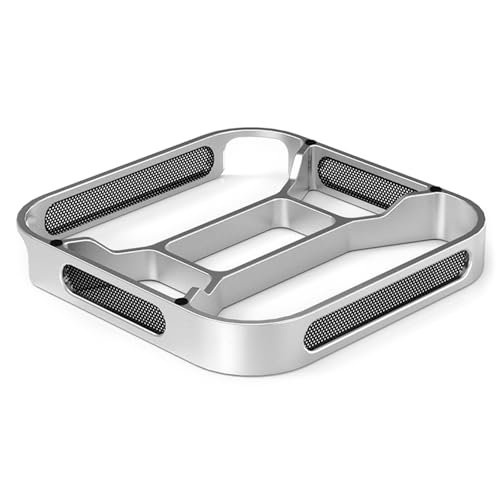 DEKKRYNFV Kühlungssteiger Für MacMini Verbesserte Thermikbehandlungen Und Sichere Platzierung In Staubigen Oder Haustierfreundlichen Aluminium Wärmeableitungsständer von DEKKRYNFV