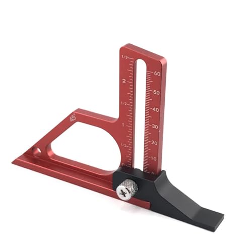 Einstellbare Tischsägen Tiefenmesser 0-60 Mm Mit Metrik Und Inch Skala Aluminiumhöhenhöhenmessungstisch Sachen Tiefen Tool von DEKKRYNFV
