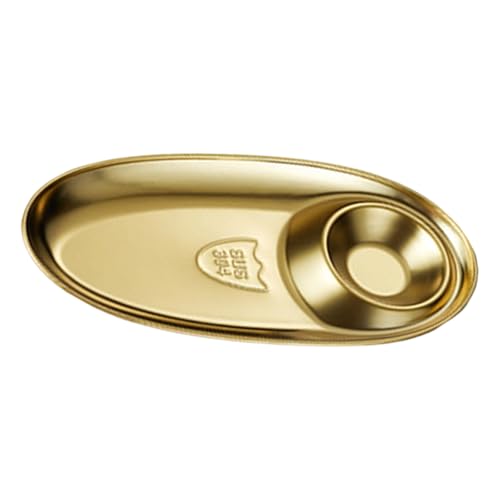 Modernes Gold Fertig 304 Stahl Serviergerichte Geräumige Snacks Tablett Korrosions Resistent Für Häuser Oder Kommerzielle Nutzung Küchenwares Für Partys Und Veranstaltung von DEKKRYNFV