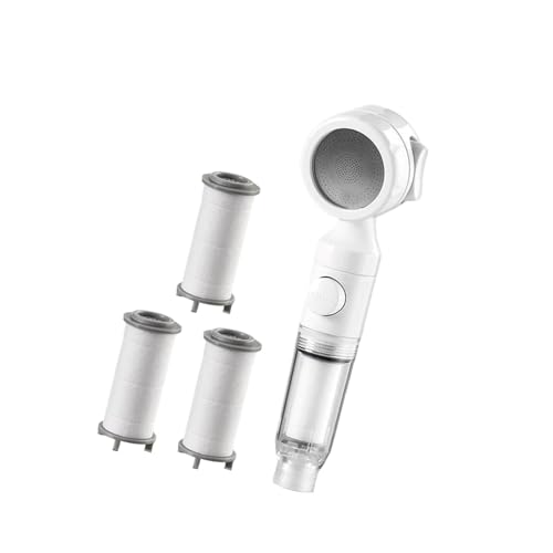 Praktischer Handheld Duschfilter Mit Verbesserung Wasserdrücke Abs Designs Entfernt Chlor Für Empfindlichen Hautduschkopf Mit Filter von DEKKRYNFV