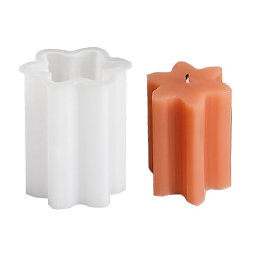 Robust Easy Clean Silicon Kerzenformen 8 Verschiedene Formen Für Duftende Make Candy Handwerksaktivitäten Silikon Für Anfänger Handgefertigte Seifeneiswürfel von DEKKRYNFV