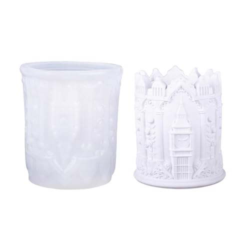Silikon Crafting Form Kerzenhalter Formen Big Clock Turmform Storage Tasse Formen Geeignet Für Handgefertigte Enthusiasten Harzformen Für Handwerk von DEKKRYNFV