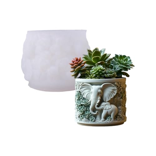 Wiederverwendbares Elefant Pflanzerform Für Betontöpfe Und Künstlerische Projekte Blumenpot Silikonform Wiederverwendbares Elefant Pflanzerform Für Betontöpfe Und Künstlerische Projekte Blumenpot Silikonform von DEKKRYNFV