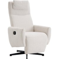 Bequemer Relaxsessel mit Liegefunktion, mit drehbarem Sockel und verstellbarer Rückenlehn, 67x80,5x110 cm, Beige Bequemer Relaxsessel mit Liegefunktion, mit drehbarem Sockel und verstellbarer Rückenlehn, 67x80,5x110 cm, Beige von DEKO COLLECTION