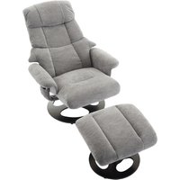 Komfortabler Relaxsessel mit Massage- und Wärmefunktion, 360° drehbar, Liegefunktion & Hocker, Chenille-Stoff, 81x83,5x111 cm, Grau Komfortabler Relaxsessel mit Massage- und Wärmefunktion, 360° drehbar, Liegefunktion & Hocker, Chenille-Stoff, 81x83,5x111 cm, Grau von DEKO COLLECTION