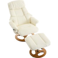 Komfortabler Relaxsessel mit Massage- und Wärmefunktion, 360° drehbar, verstellbare Rückenlehne und Fußhocker, PU-Stoff, 81x83,5x111 cm, Weiß Komfortabler Relaxsessel mit Massage- und Wärmefunktion, 360° drehbar, verstellbare Rückenlehne und Fußhocker, PU-Stoff, 81x83,5x111 cm, Weiß von DEKO COLLECTION