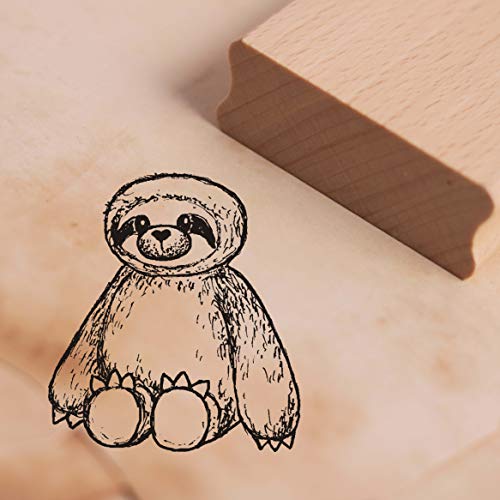 Stempel Faultier Teddy - Motivstempel ca. 34 x 38 mm von DEKO-LANDO