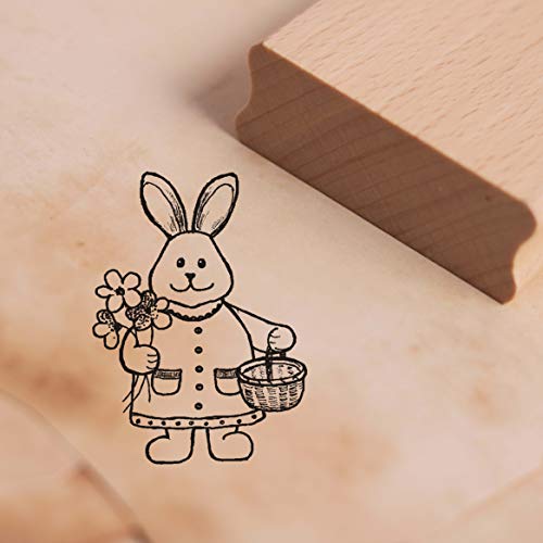 Stempel Frau Osterhase - Motivstempel ca. 28 x 38 mm von DEKO-LANDO