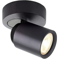 Deckenleuchte Librae Round in Schwarz und Grau-matt - black - Deko-light von DEKO-LIGHT