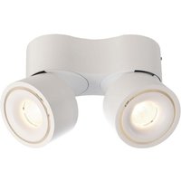 Led Deckenleuchte Uni ii Mini Double in Weiß 2x 7,5W - white - Deko-light von DEKO-LIGHT