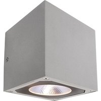 Led Wandaufbauleuchte Cubodo ii Double in Silber 2x7W - grey - Deko-light von DEKO-LIGHT