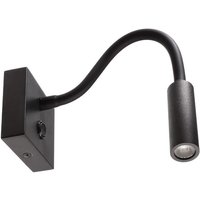 Deko-light - led Wandleuchte Brahe i in Schwarz 3,3W 165lm - black von DEKO-LIGHT