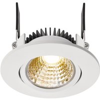 Led Deckeneinbauleuchte COB68 in Weiß 8,5W 24V Rund - white - Deko-light von DEKO-LIGHT