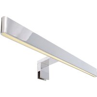 Led Spiegelleuchte Line in Silber und Chrom 12W 550lm - grey - Deko-light von DEKO-LIGHT