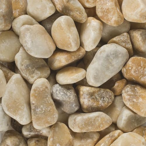 Natursteine, ca. 7-15 mm, 1 kg Beutel, viele Farben erhältlich | Dekosteine | Dekosand | Dekokies | Ziersteine | Kieselsteine | Bastel Steine | Dekogranulat | Streudeko | Füllmaterial (natur) von DEKO MARKET