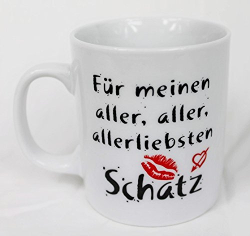 Tasse - Für Den Besten Schatz Der Welt - Valentinstag Liebe Geschenk Geburtstag von DEKO TRADER