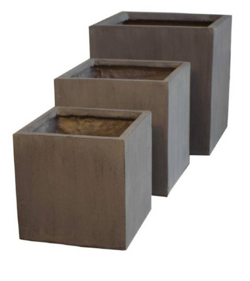 DEKO VERTRIEB BAYERN Blumenkasten XXL Premium Design Blumenkasten 3er-Set Blumentopf Blumenkübel Pflanzt von DEKO VERTRIEB BAYERN