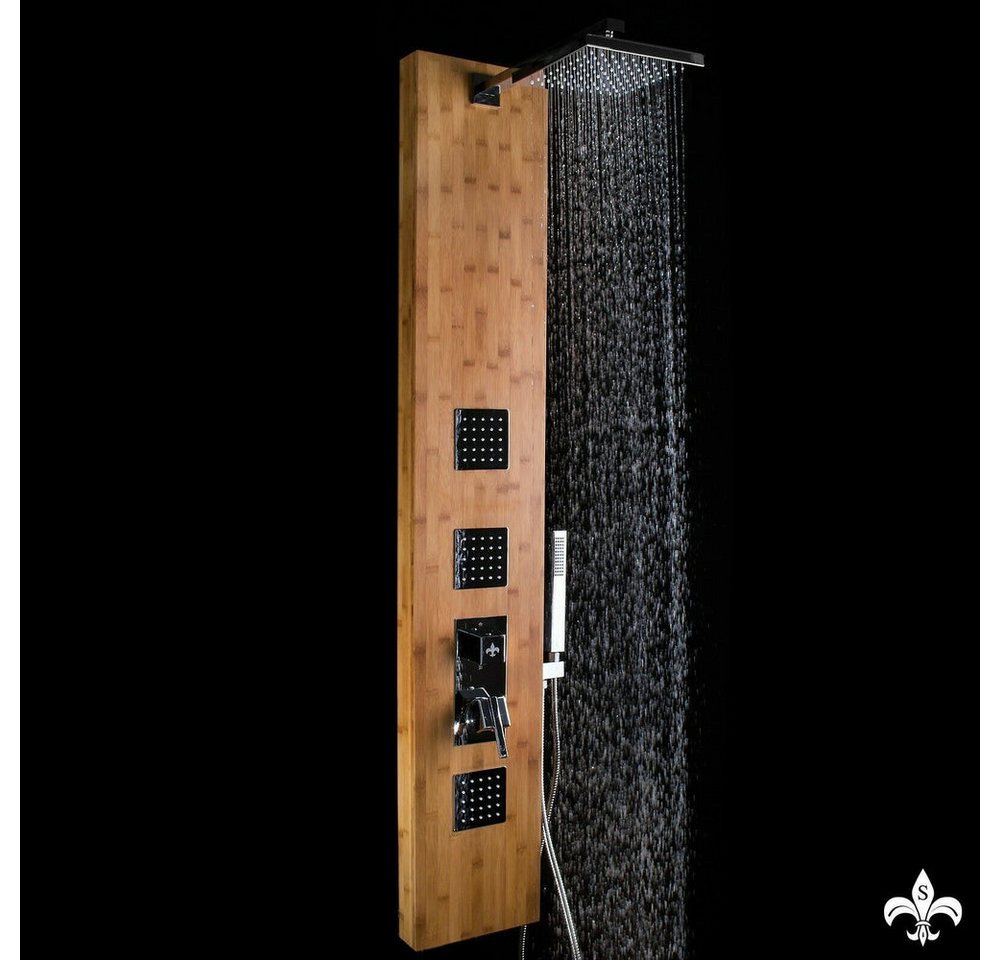 DEKO VERTRIEB BAYERN Brausegarnitur Bambus Premium Duschpaneel 150 cm Multifunktion DEKO VERTRIEB BAYERN Brausegarnitur Bambus Premium Duschpaneel 150 cm Multifunktion von DEKO VERTRIEB BAYERN