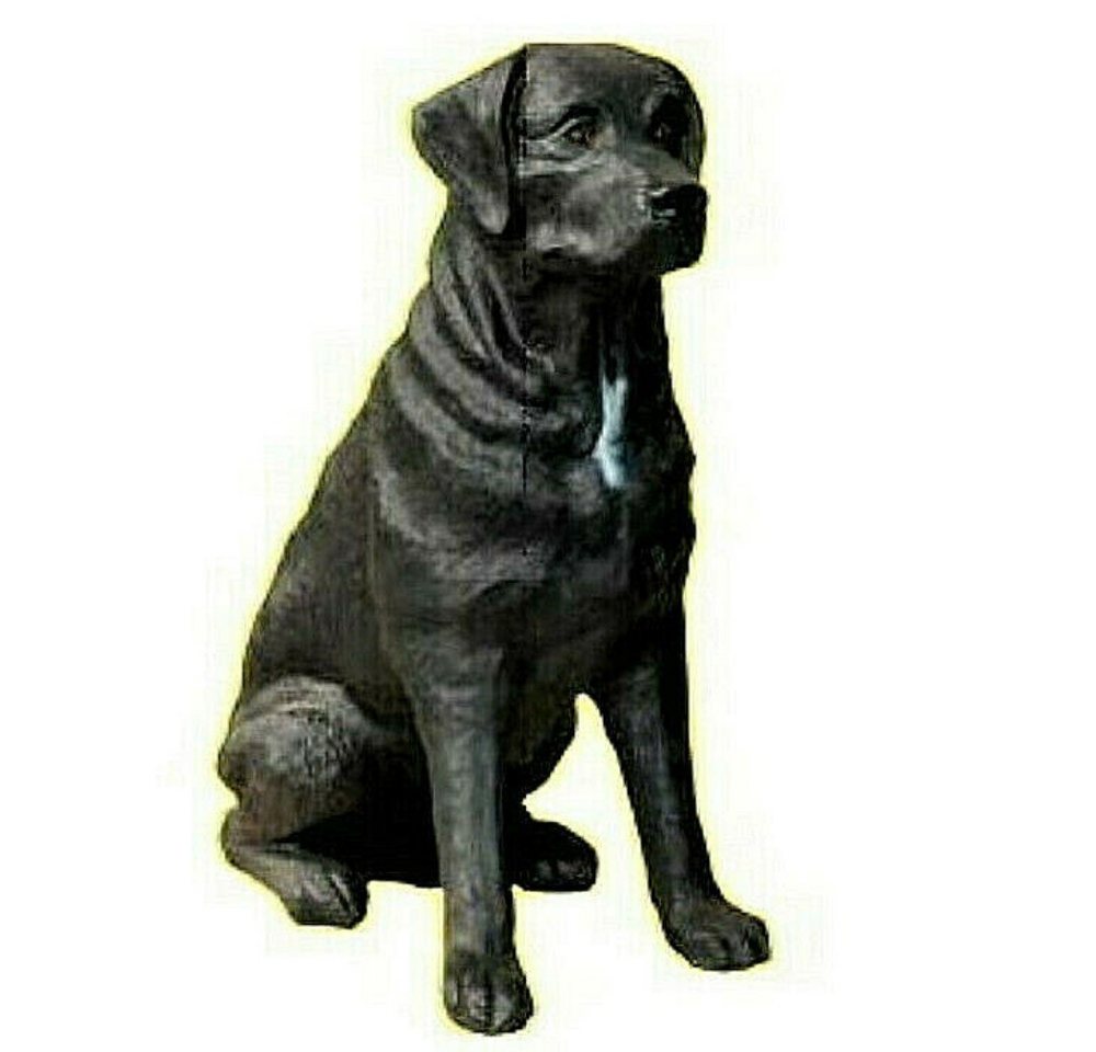 DEKO VERTRIEB BAYERN Gartenfigur Premium Labrador in lebensgross 70cm hoch Hund Garten Deko-Figur von DEKO VERTRIEB BAYERN