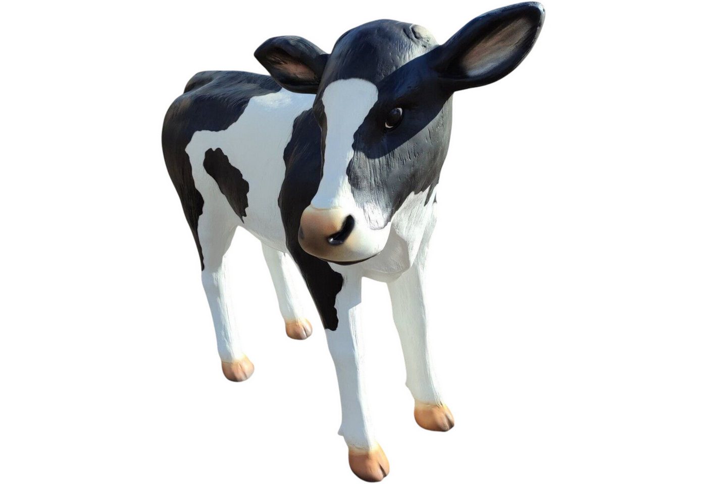 DEKO VERTRIEB BAYERN Gartenfigur XXL Kalb lebensgross Premium Gartendeko lebensecht von DEKO VERTRIEB BAYERN
