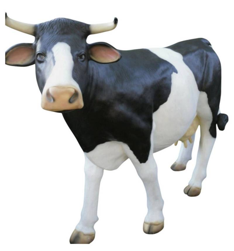 DEKO VERTRIEB BAYERN Gartenfigur XXL Kuh lebensgross ca. 230 cm Premium Gartendeko lebensecht Garten-De von DEKO VERTRIEB BAYERN