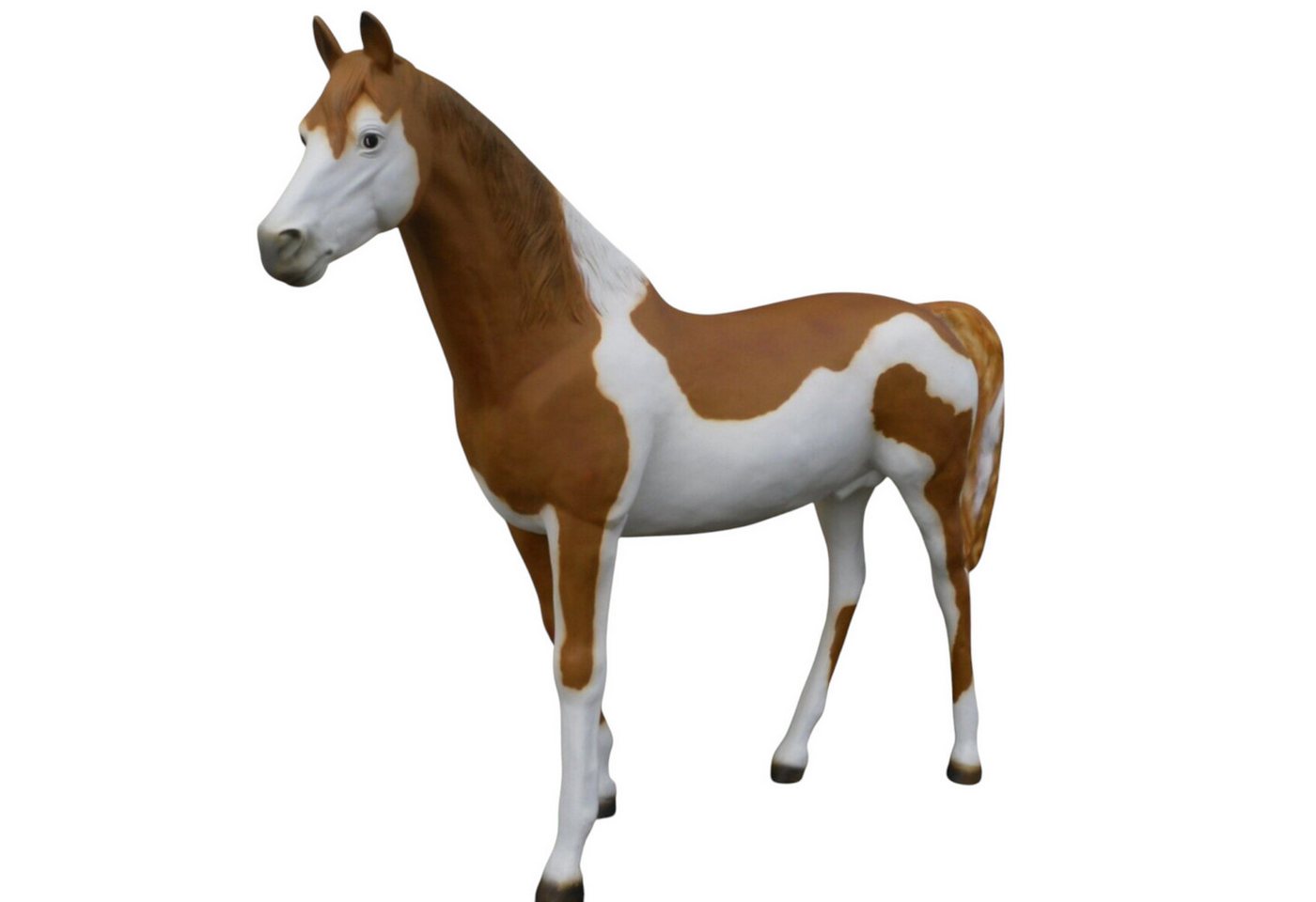 DEKO VERTRIEB BAYERN Gartenfigur XXL Pferd lebensgross Premium-Gartendeko 225 Garten Deko Figur von DEKO VERTRIEB BAYERN