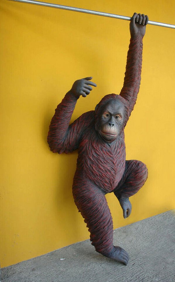 DEKO VERTRIEB BAYERN Gartenfigur XXL Premium Orang Utan 250cm hoch lebensgross Gorilla Garten Deko von DEKO VERTRIEB BAYERN