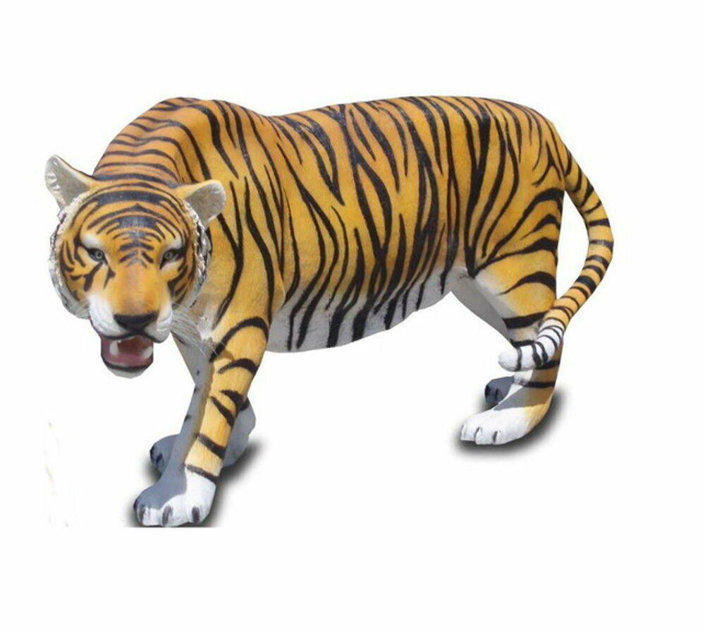 DEKO VERTRIEB BAYERN Gartenfigur XXL TIGER LEBENSGROSS~LÖWE PREMIUM Gartendeko 170 cm von DEKO VERTRIEB BAYERN