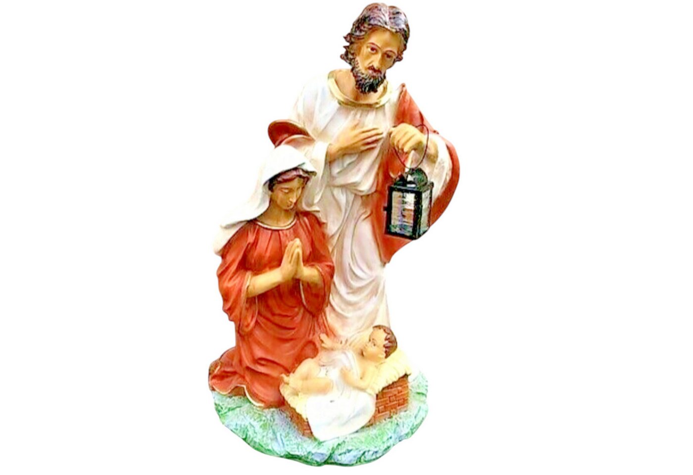 DEKO VERTRIEB BAYERN Krippe XXL Weihnachtskrippe Krippe Set 85cm hoch Figur Josef Maria Jesus Kind von DEKO VERTRIEB BAYERN
