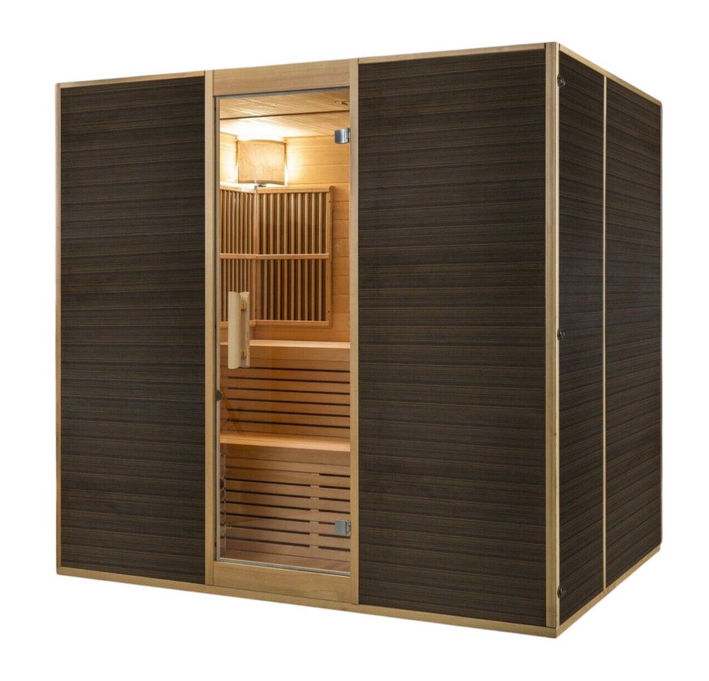 DEKO VERTRIEB BAYERN Sauna XXXL Luxus Infrarotsauna+Infrarotkabine Kombi-SET 160x210 cm Sauna ink von DEKO VERTRIEB BAYERN