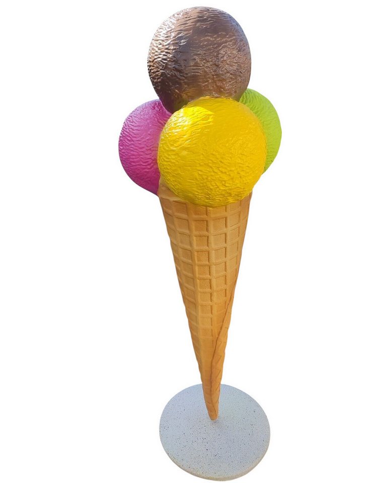 DEKO VERTRIEB BAYERN Skulptur XXL Eistüte 4 Kugeln +Ständer 1,75m Deko Werbefigur DEKO VERTRIEB BAYERN Skulptur XXL Eistüte 4 Kugeln +Ständer 1,75m Deko Werbefigur von DEKO VERTRIEB BAYERN