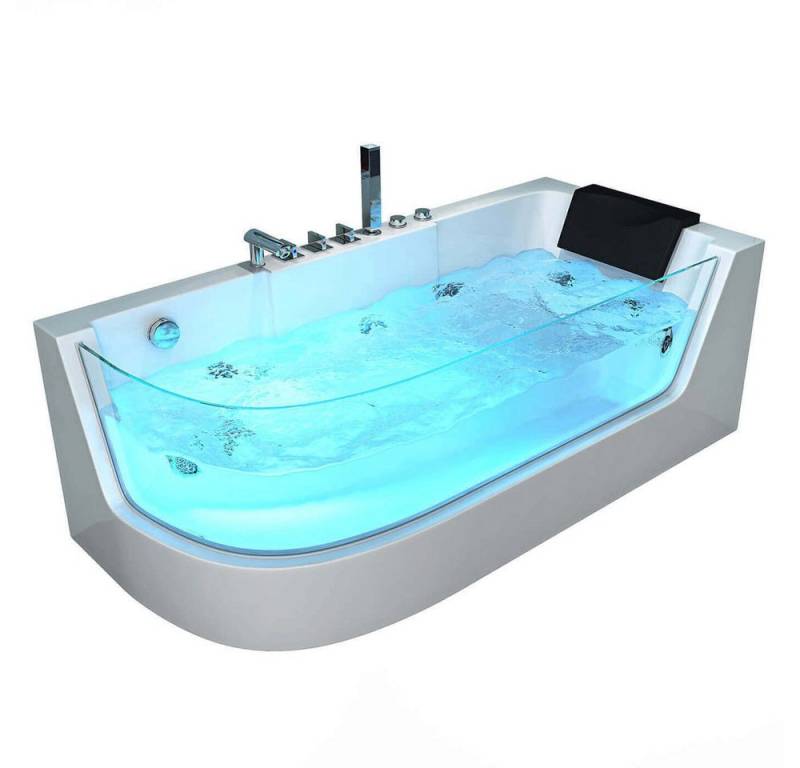 DEKO VERTRIEB BAYERN Whirlpool-Badewanne XXL Luxus Whirlpool Badewanne 170x80x59 cm links Jets + Farblichtthera DEKO VERTRIEB BAYERN Whirlpool-Badewanne XXL Luxus Whirlpool Badewanne 170x80x59 cm links Jets + Farblichtthera von DEKO VERTRIEB BAYERN