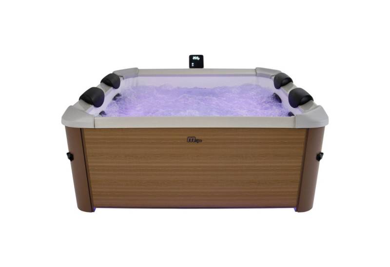 DEKO VERTRIEB BAYERN Whirlpool Premium MSPA Oslo Amber LED Whirlpool Outdoor Pool 160x160 UVC+OZON + von DEKO VERTRIEB BAYERN