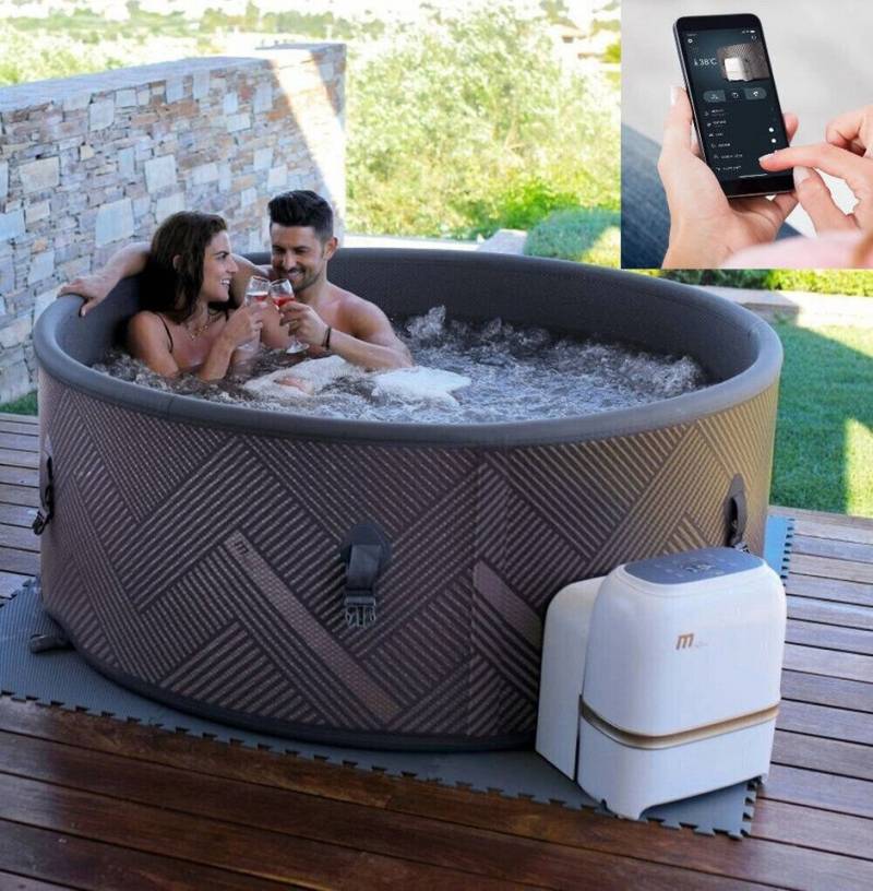 DEKO VERTRIEB BAYERN Whirlpool Premium MSPA Whirlpool aufblasbar Mono Outdoor Pool +APP - WIFI 2025 von DEKO VERTRIEB BAYERN